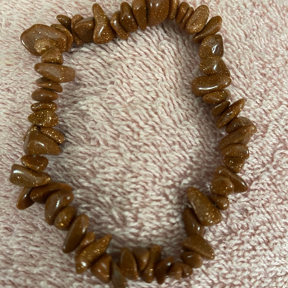 Goldstone Stretch Bracelet
